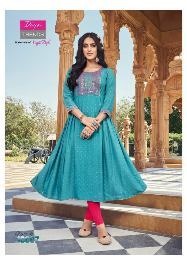 Ethnicity 10 New Latest Ethnic Wear Rayon Embroidery Kurti Collection